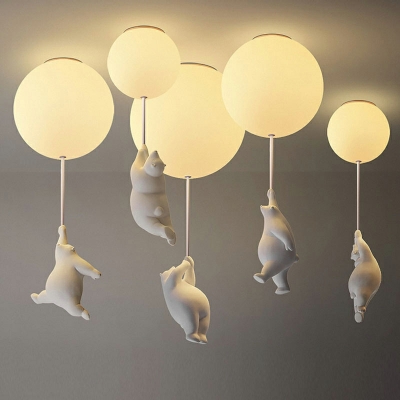 Contemporary Cartoon Flush Mounted Ceiling Lights Acrylic Flush Ceiling Light