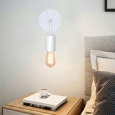 Modern Minimalism 1 Light Wall Sconce Wood Wall Lamps for Bedroom