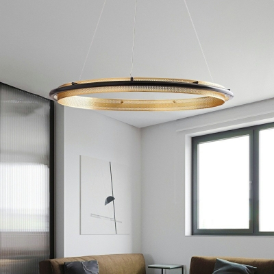 Modern Style Ring Chandelier Lamp Ring Shaped Chandelier Light for Living Room