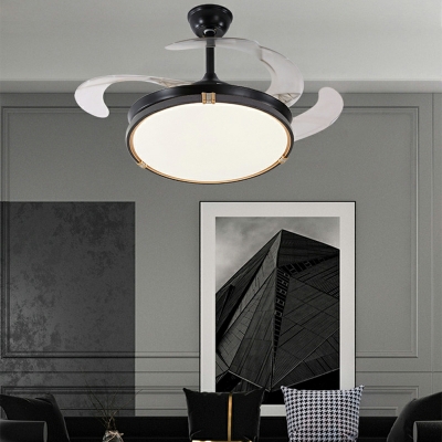 Nordic Style LED Ceiling Fans Minimalism Ceiling Lights for Living Room