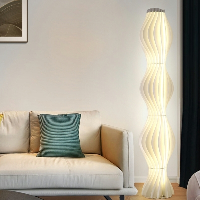1-Light Floor Lights Contemporary Style Geometric Shape Metal Standing Lamp