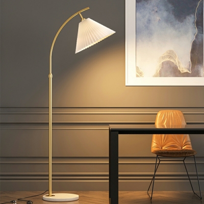 Contemporary Style Floor Lighting Single Bulb Metal Floor Lamp