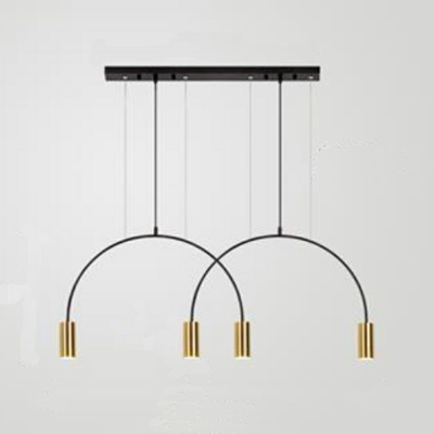 Metal Modern Island Pendant Lights Minimalism Chandelier Light Fixtures for Dinning Room