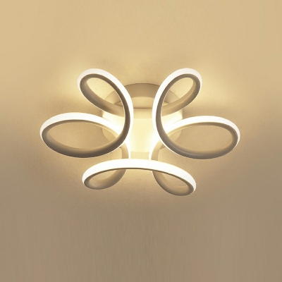 Modern Flush Lighting Metal with Acrylic Shade Led Flush Mount Ceiling Light Fixtures