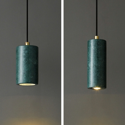 Nordic Minimalist Pendant Light Creative Marble Hanging Lamp for Bedroom
