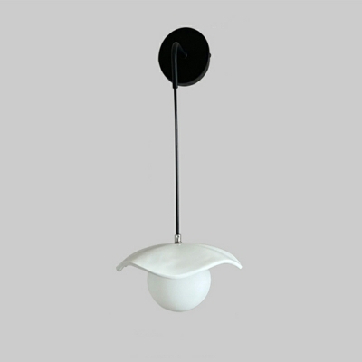 Glass Shade Sconce Light Fixture Single Bulb Wall Mounted Light Fixture