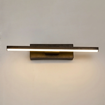 Linear Shape Modern Bathroom Wall Sconce LED with Acrylic Shade Wall Light