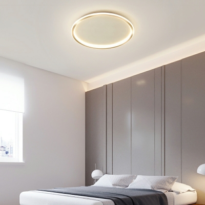 Modern Low Profile Ceiling Light LED Minimalist Flushmount Light for Bedroom