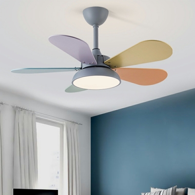 Modern Minimalism Ceiling Fans Creative Ceiling Lights for Child's Room