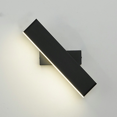 Modern Style Rotatable Wall Lamp 1 Light Metal Wall Light for Bedroom