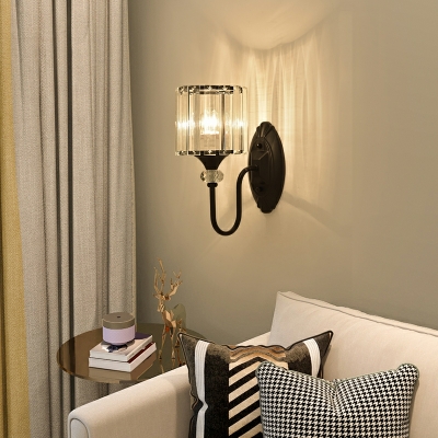 Post-Modern Minimalist Wall Lamp Light Luxury Crystal Wall Sconce for Bedroom