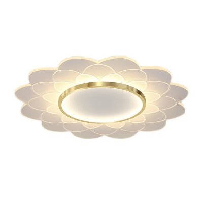 Lotus-Like Flush Mount Lights Starburst-Inspired Design 3.1
