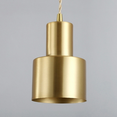 Modern Farmhouse Pendant Lighting Metal Pendant Lighting Fixture in Gold