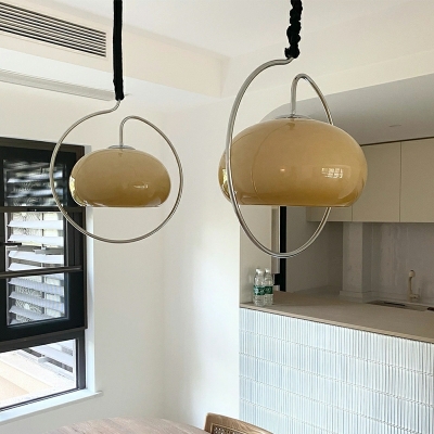 Modern Glass Hanging Pendnant Lamp Minimalism Hanging Ceiling Lights for Dinning Room