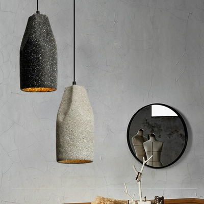Nordic Industrial Style Hanging Lamp Creative Cement Pendant Light for Restaurant