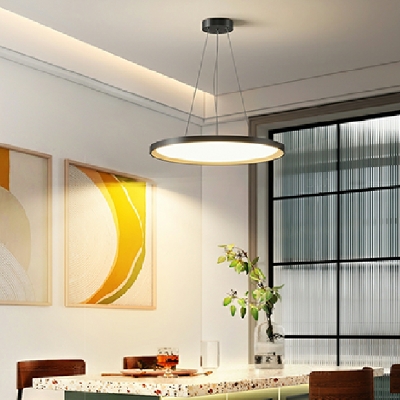 Nordic Minimalist Retractable Pendant Light Modern Creative Hanging Pendant for Bedroom
