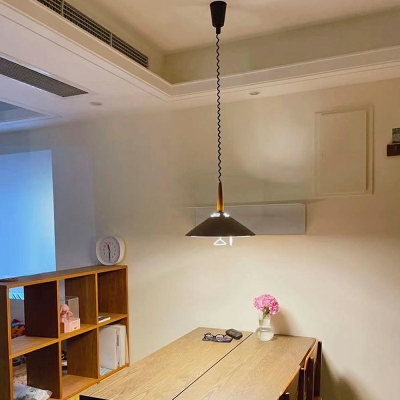 Cone Metal Suspension Pendant Modern Hanging Light Fixtures for Dinning Room