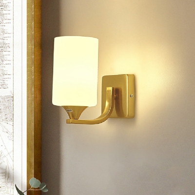 Golden Vanity Light American Retro Simple Glass Wall Mounted Mirror Front