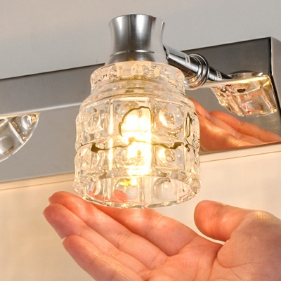 Modern Bathroom Vanity Light Crystal Wall Mounted Light