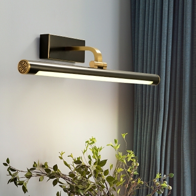 Nordic Style Strip Wall Light Copper Wall Lamp for Bathroom