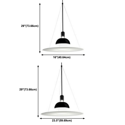 1-Light Hanging Lights Industrial Style Dome Shape Metal Pendant Light Fixture
