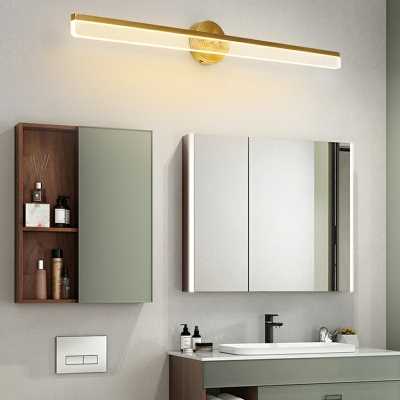 LED Metal Vanity Light Modern Bathroom Bedroom Wall Mounted Mirror Front