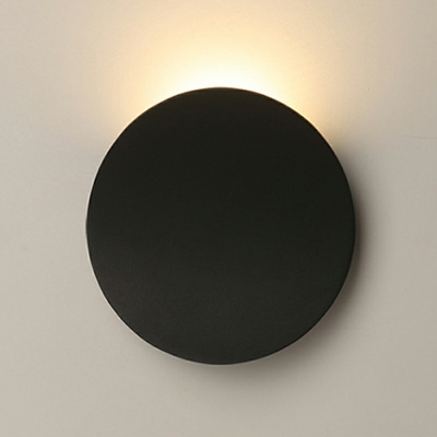 Round Shape Wall Lighting Fixture LED Meatl Wall Mounted Lighting