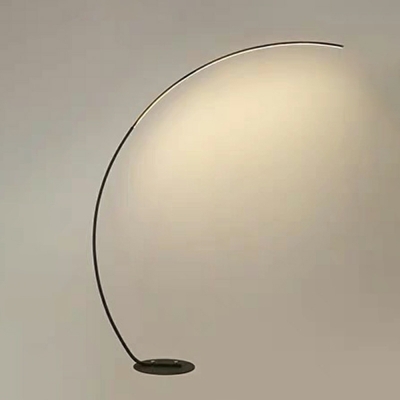 Snail LED Table Lamp Modern Style Metal 1-Light Led Lamp in Black