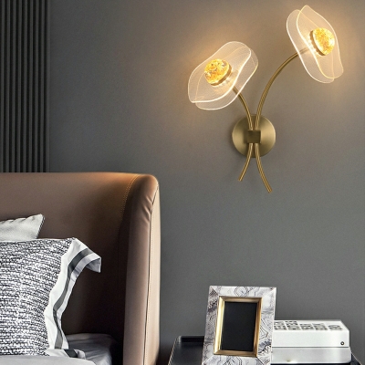 Wall Lighting Fixtures Modern Style Acrylic Wall Lighting Ideas for Living Room