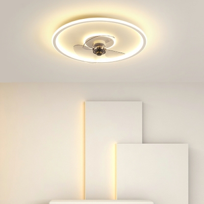 Flush Mount Fan Light Children's Room Style Acrylic Flush Mount Fan Lights for Living Room
