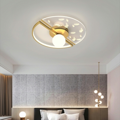 Modern Semi Flush Mount Ceiling Light Minimalist Flush Mount Ceiling Chandelier for Bedroom