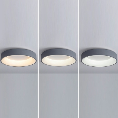 Drum Flush Mount Ceiling Light Fixtures Macaron Flushmount Lighting for Living Room