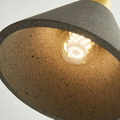 Geometric Pendant Light Single Head Stone Modern Pendant Lighting for Dining Room