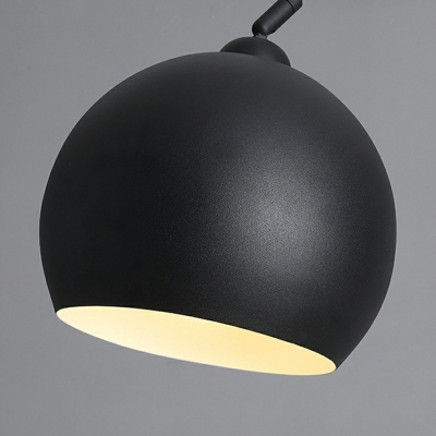 Metal Bowl Floor Lamps Modern Style 1 Light Led Light in White