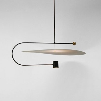 Metal Pendant Light Fixtures Modern Minimalism Suspension Pendant for Living Room