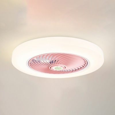 Modern LED Flushmount Fan Lighting Fixtures Bedroom Dining Room Living Room Flush Mount Fan Lighting