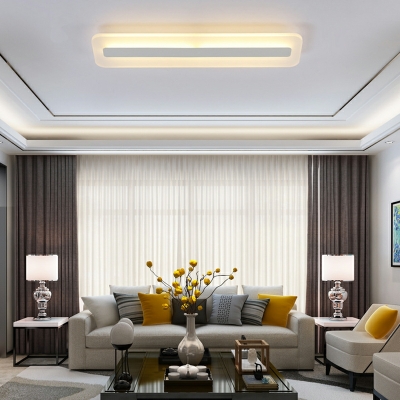 Modern Office Ceiling Lighting Bright Led White Arcylic Linear Ceiling Light