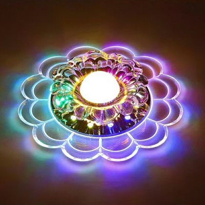 Modern Style Ceiling Light Crystal Nordic Style Flushmount Light with Hole 2-4'' Dia