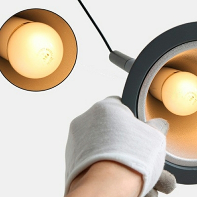 1-Light Hanging Lights Minimalism Style Cone Shape Metal Pendant Light Fixture