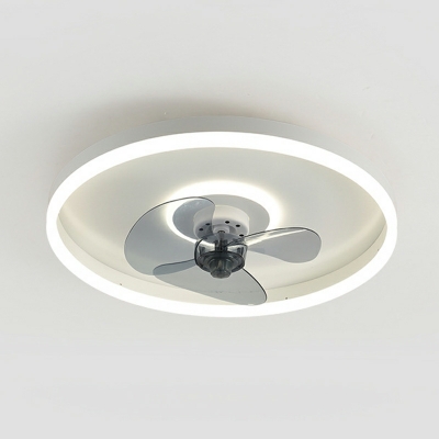 LED Flushmount Fan Lighting Fixtures Children's Room Bedroom Dining Room Flush Mount Fan Lighting