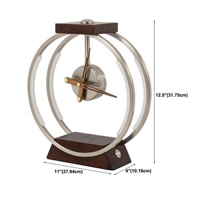 Modernl Style Table Lamp 4 Light Metal Round Table Lamp for Bedroom