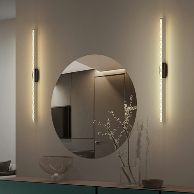 Wall Vanity Sconce Modern Style Acrylic Vanity Lighting for Bathroom