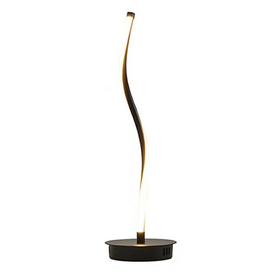 1-Light Floor Lights Minimalist Style Linear Shape Metal Stand Up Lamps