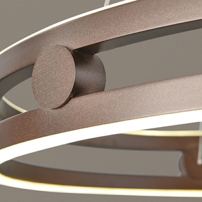 Contemporary Style 1-Light Hanging Chandelier Aluninum Pendant Light