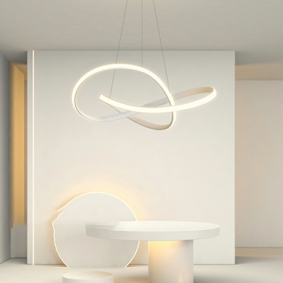 Hanging Chandelier Modern Style Acrylic Hanging Light Kit for Living Room