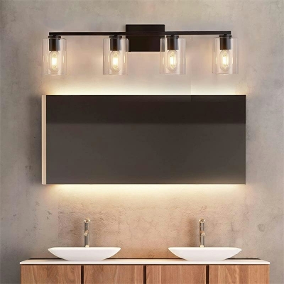 Metal Vanity Light Fixtures Glass Shade Mid Century Modern Bathroom Vanity Lightght