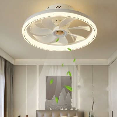 Modern LED Flushmount Fan Lighting Fixtures Restaurant Dining Room Flush Mount Fan Lighting