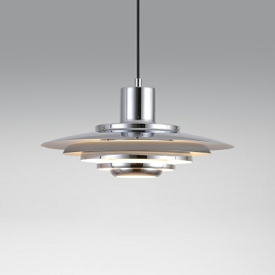 Postmodern 1 Light Pendant Lighting Metal UFO Shaped Hanging Lamp