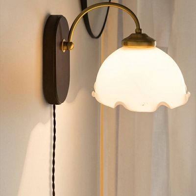 Wood Wall Mounted Light Fixture Modern Sconce Light Fixture for Bedroom