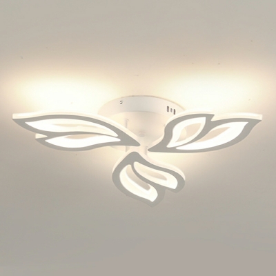 Flower-Shaped Flush Mount Lamp LED Sputnik Flush Mount Ceiling Light